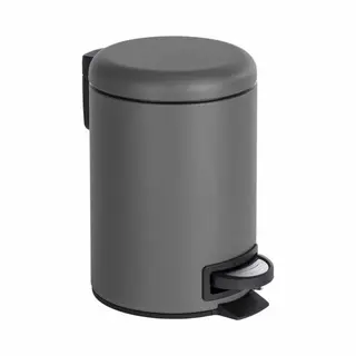 Wenko 22148100 3 L Runde Metall Grau