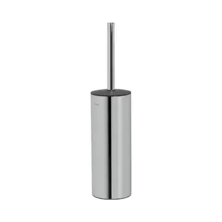 Tiger Dock Toilettenbürste Freistehend, Wc-Bürste Aus Verchromtem Edelstahl, Hygienisch Dank Herausnehmbaren Einsatz Und Deckel, B X H X T, 8, 9 X