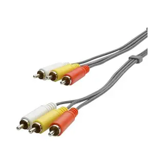 SpeaKa Professional Sp-1300792 Audiokabel 3 m 3 x Rca Schwarz