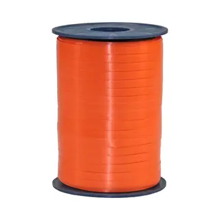 PrÄSent C.E. Pattberg Geschenkband Orange, 500 Meter Ringelband 5 Mm Zum Basteln, Dekorieren & Verpacken Von Geschenken Zu Jedem Anlass