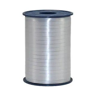 Präsent Polyband Silber 5 Mm Breit / 500 Meter