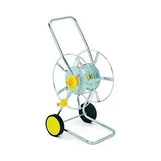 Wolf-Garten Ws 50 Z Ground-standing reel Manual Black, Stainless steel, Yellow