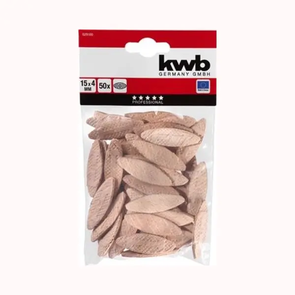 kwb 029100 Dübel 50 Stück(e) Buche, Holz Keks thumbnail