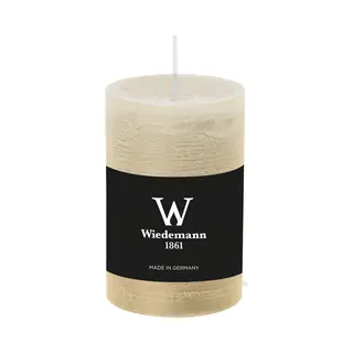 Wiedemann Cilinderkaars/stompkaars - Rustieke Kaars - Ivoorwit - 6 X 9 Cm - 30 Branduren