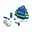 Blauw, Geel