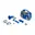 blauw