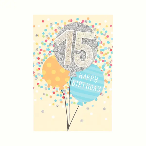 Depesche Cijferkaarten - De Mooiste Leetijd - Verjaardagskaart 15 Happy Birthday thumbnail
