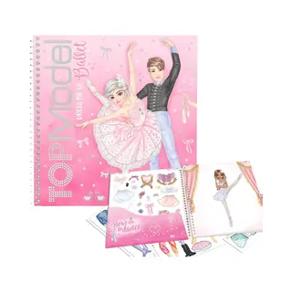 Depesche Topmodel Ballet 13611 Dress Me Up Stickerboek Met 24 Pagina's Voorgedrukte Ballerina-motieven Om Te Personaliseren, Met 11 Stickervellen