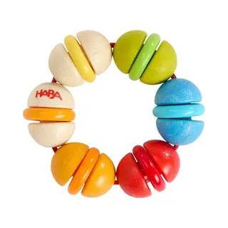 Haba Greifling Kullerbunt – Buntes Holz-Spielzeug Für Babys Ab 6 Monaten, 6, 5 Cm – Greifspielzeug Zur Entwicklungsförderung, Geschenk Zur