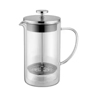Weis Pressfilterkanne Glas Doppelwandig 0, 75 L