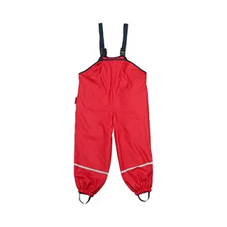 Playshoes Regenhose Fleece-Trägerhose Gefüttert
