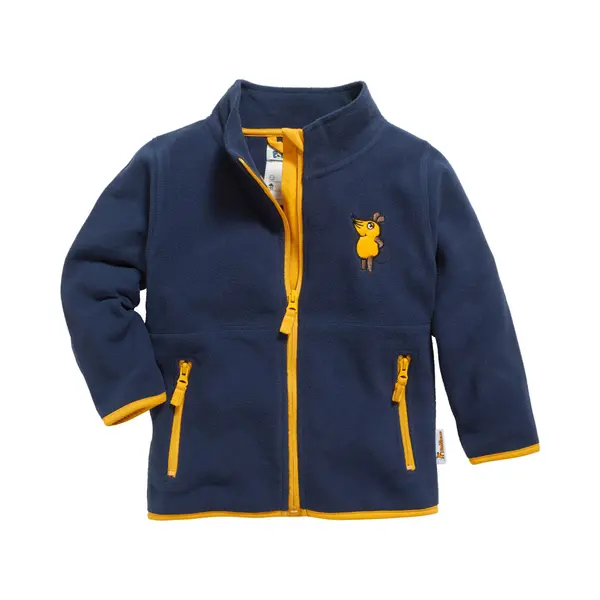 Playshoes Fleece-Jacke Unisex Kinder Outdoor-Oberteil, Marine Die Maus, 116 thumbnail