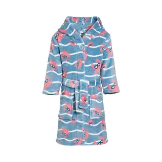 Playshoes Unisex Kinder Fleece-Bademantel Morgenmantel, Krebs, 146/152
