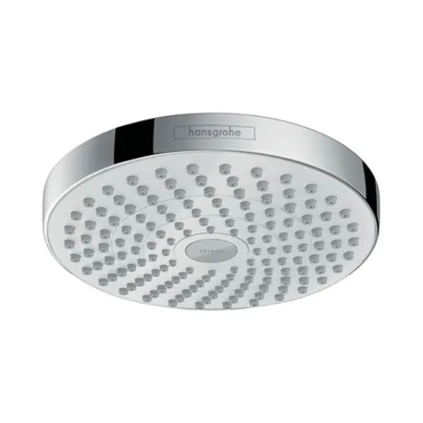 Hansgrohe Croma Select S Fester Duschkopf Chrom, Weiß thumbnail