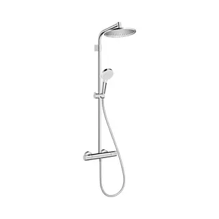 Hansgrohe Crometta S Duschsystem 2 Kopf/Köpfe Wand Chrom