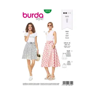 burdastyle Burda Style Sewing Pattern B6319 Misses' Bell Shaped Skirt
