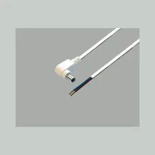 Bkl Electronic 072091 Stromkabel Weiß 2 m Iec Type A (5.5 mm, 2.5 mm)