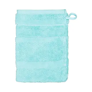 Cawö Noblesse Waschhandschuh - Türkis - Größe 16x22 Cm - 1 Waschlappen