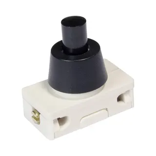 InterBär Drukschakelaar 250 V/Ac 2 A 1x Uit/aan Continu (l X B) 25 Mm X 14 Mm 1 Stuk(s)