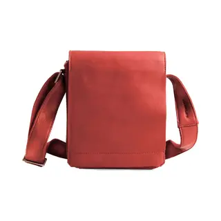 Harold'S Leren Schoudertas Campo Crossbag Red Rood