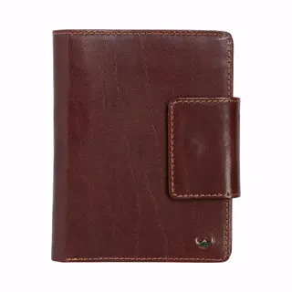 Golden Head Leder Geldbörse Colorado Rfid Protect Kombischeintasche Mit Riegel 2300 Tabacco Braun