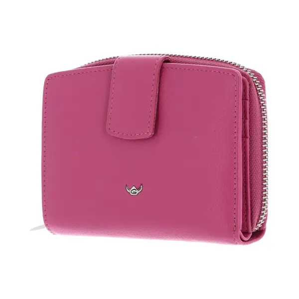Golden Head Leder Geldbörse Madrid Rfid Protect Kombischeintasche Mit Riegel 1438 Fuchsia Purpur thumbnail