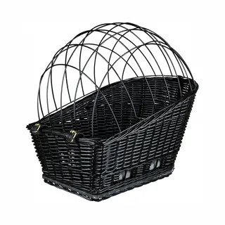 Trixie 13117 Fahrradtasche/Korb Hinterer Fahrradkorb Kunststoff, Weide Schwarz