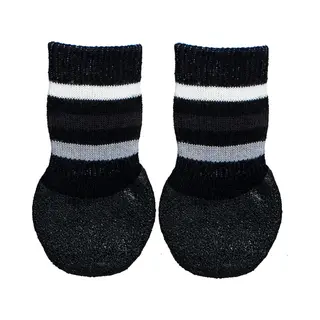 Trixie Anti-Rutsch Pfotenschutz Für Hunde - Hundeschuhe Für Sicheren Halt Auf Glatten Böden 2 Stück - L-Xl , Hundesocken Als Wundschutz Geeignet -