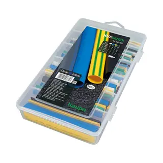 Haupa, Krimpkous, Assortiment Krimpkous 2, 1 Gekleurd 160 Tlg (160 x)