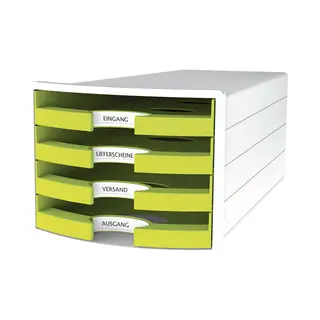 Han Impuls tijdschriftenhouder Polystyreen, Kunststof Groen, Wit