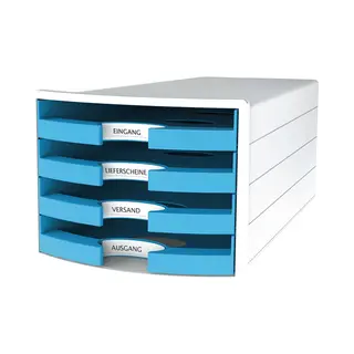 Han 1013-54 desk tray/organizer Polystyrol Blue, White