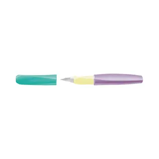 Pelikan Twist Color Blocking vulpen Cartridgevulsysteem Lila, Muntkleur 1 stuk(s)
