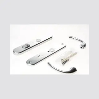 Hoppe London Veiligheidsbeslag Recht Kruk/kruk Skg*** F1 PC55 113/2236ZA/2214 Deurdikte 35-45 Met Kerntrekbeveiliging