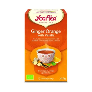Yogi Tea Ginger Orange With Vanilla Bio - 17 Theezakjes