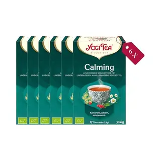 6x Yogi Tea Biologische Thee Calming 17 Stuks