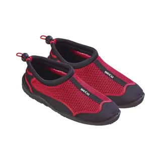 Beco Aquaschuhe Surfschuhe Stand Up Paddling Wattschuhe, Rot/Schwarz, 46, 90661