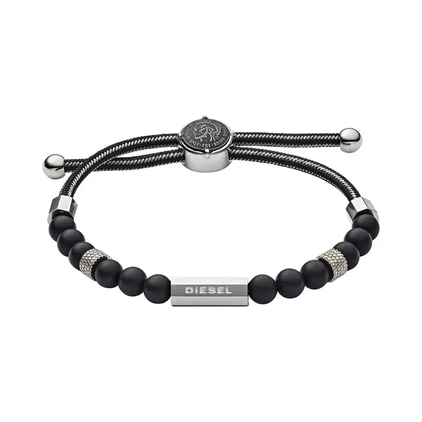 Diesel Beads Armband (Lengte, 16.50-25.00cm) - Zwart thumbnail