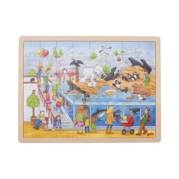Goki 57744 Puzzle Puzzlespiel 48 Stück(e) Zoo thumbnail