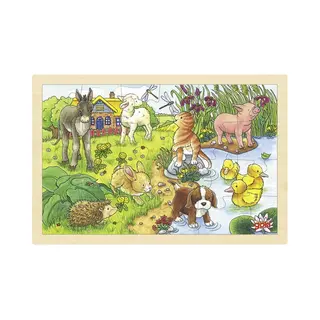 Goki 57890 Frame puzzle 24 pc(s) Animals