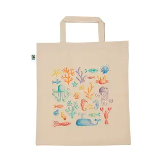 Goki Draagtas, Katoen Fairtrade 38x42cm, Om Zelf Te Beschilderen, 3+