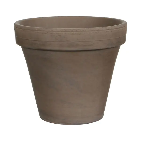 Mica Decorations - Terracotta Bloempot Stan H19D22 Grijs Basalt thumbnail
