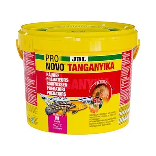 Jbl Pronovo Tanganyika Flakes, Hauptfutter Für Alle Buntbarsche Von 8-20 Cm, Fischfutter-Flocken, Größe M, 5500 Ml