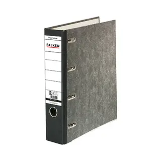 Falken 11285426 Lever Arch File A5 Landscape 70 Mm Spine Black Pas...