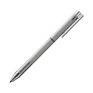 Lamy Kugelschreiber Logo Twin Pen Brushed Im Lederetui