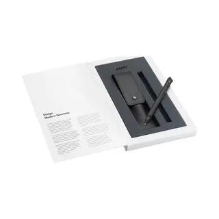 Lamy Swift Rollerpen 330 Set | Roestvrij Staal Zwart | Inclusief Lamy M 66 B Rollerballvulling Blauw | Echtleren Etui Zwart Voor 2 Schrijfinstrumenten