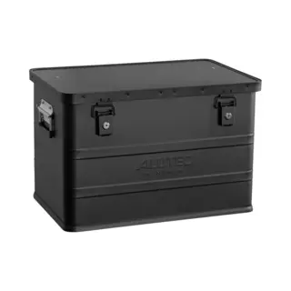 Alutec München Alutec Aluminiumbox Classic 68 (Farbe Schwarz, Inhalt 68 Ltr., Innenmaße (LxBxH) 550 X 350 X 355 Mm/Außenmaße (LxBxH) 575 X 385 X 375 Mm,