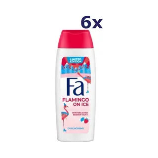 6x Fa Douchegel - Winter Flamingo On Ice 250 Ml