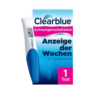 Clearblue Anzeige Der Wochen Digital Schwangerschaftstest