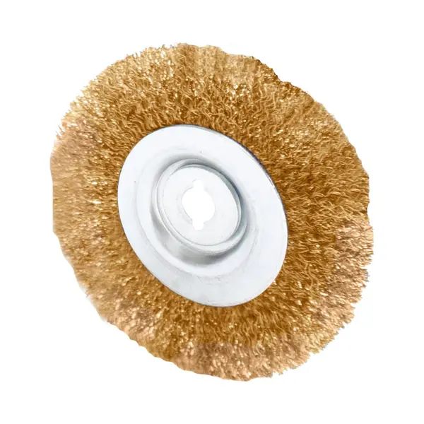 Güde 94427 Fugenbürste Metall Zu Gub 500 (Zubehör Für Universalbürste Gub 500, Aus Stahl, Für Stein- / Betonflächen), Gelb, 10 Cm thumbnail