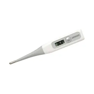 Omron Mc-343F-E digitale lichaams thermometer Contact Grijs, Wit Oraal, Rectaal, Onderarm Knoppen